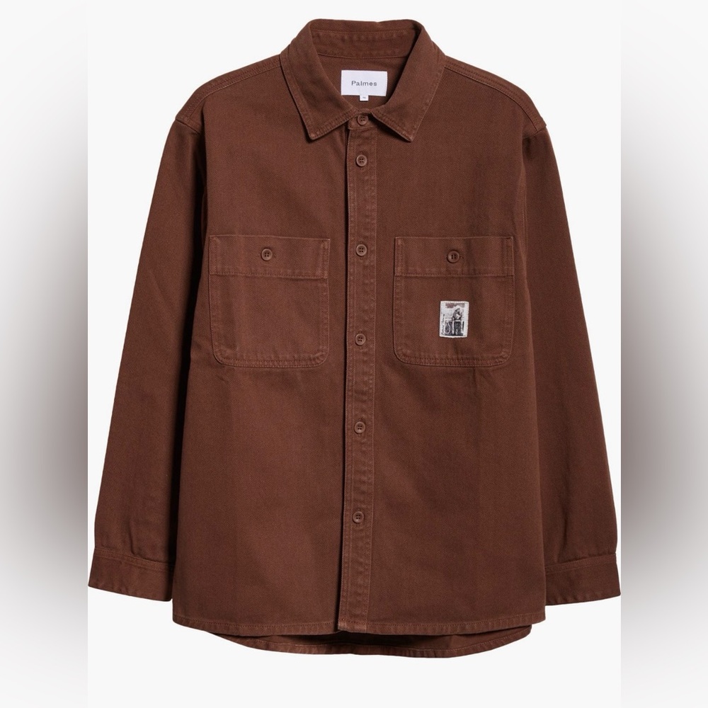 Brown Button-Up Shirt